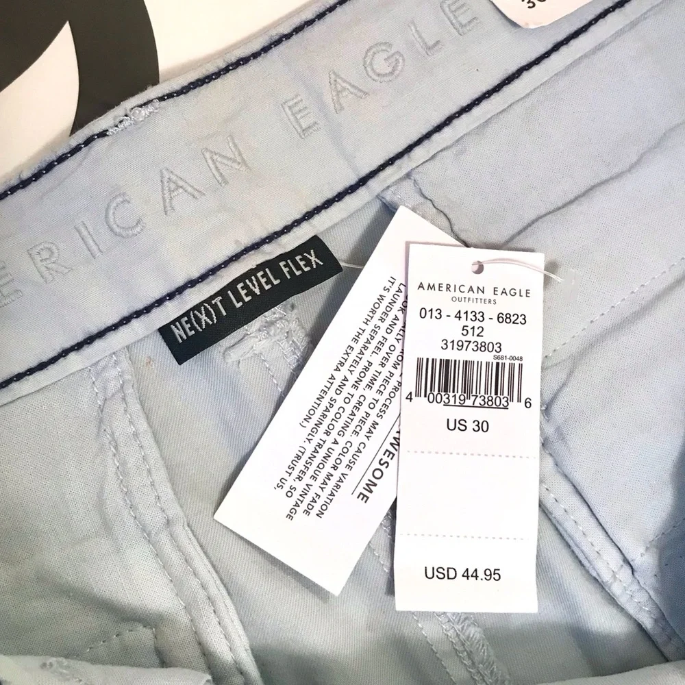 NWT American Eagle Classic 10” Shorts Light Blue